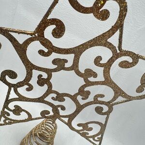 Vintage Gold Star Topper